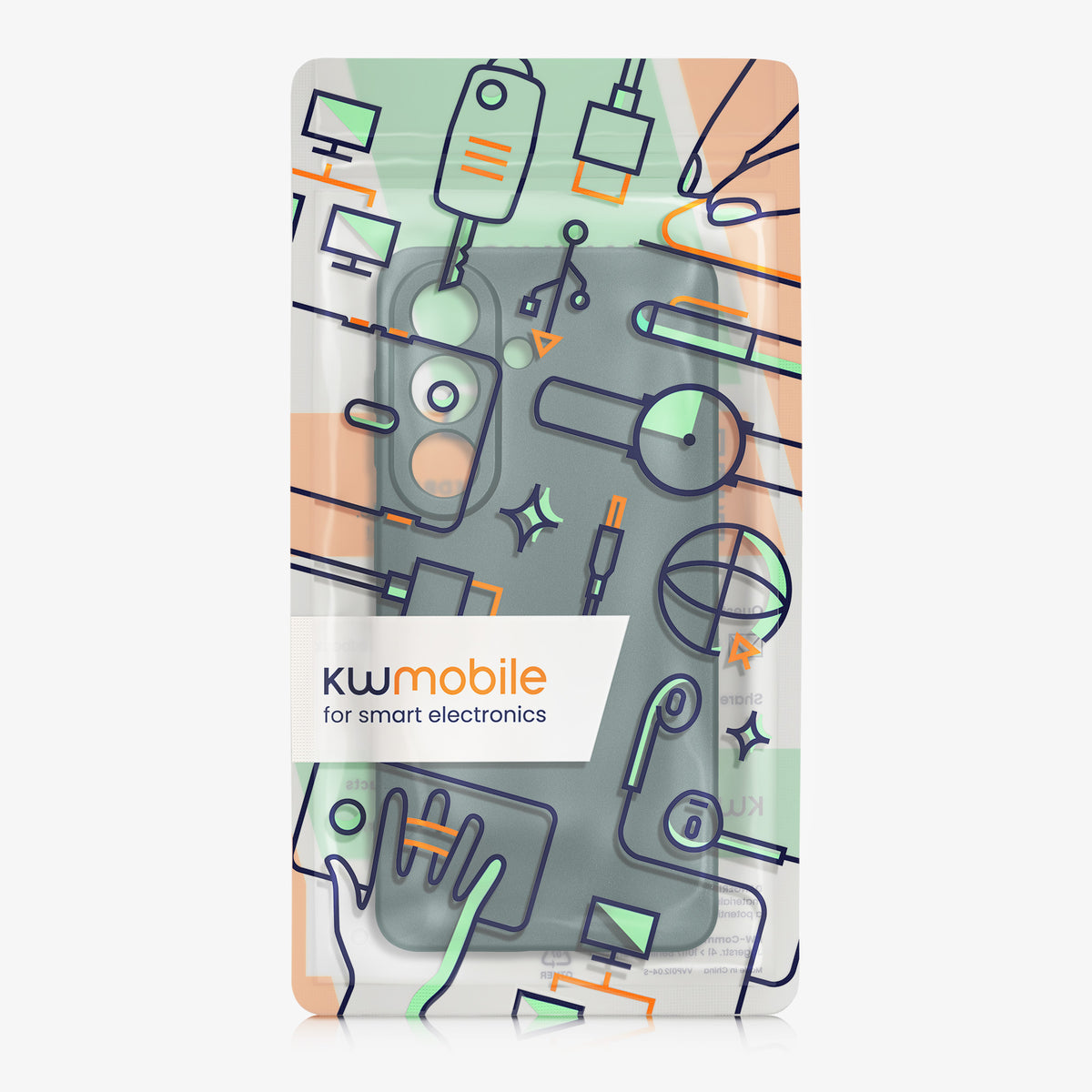 kwmobile Handyhülle für Samsung Galaxy S26 Hülle - weiche Silikon Case metallisch schimmernd - Schutzhülle Cover - Metallic Petrol Metallic Petrol
