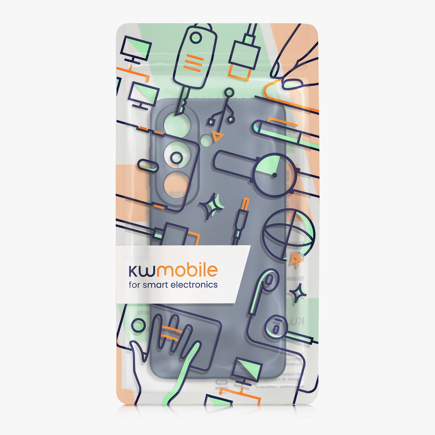 kwmobile Handyhülle für Samsung Galaxy S26 Hülle - weiche Silikon Case metallisch schimmernd - Schutzhülle Cover - Metallic Blau Metallic Blau