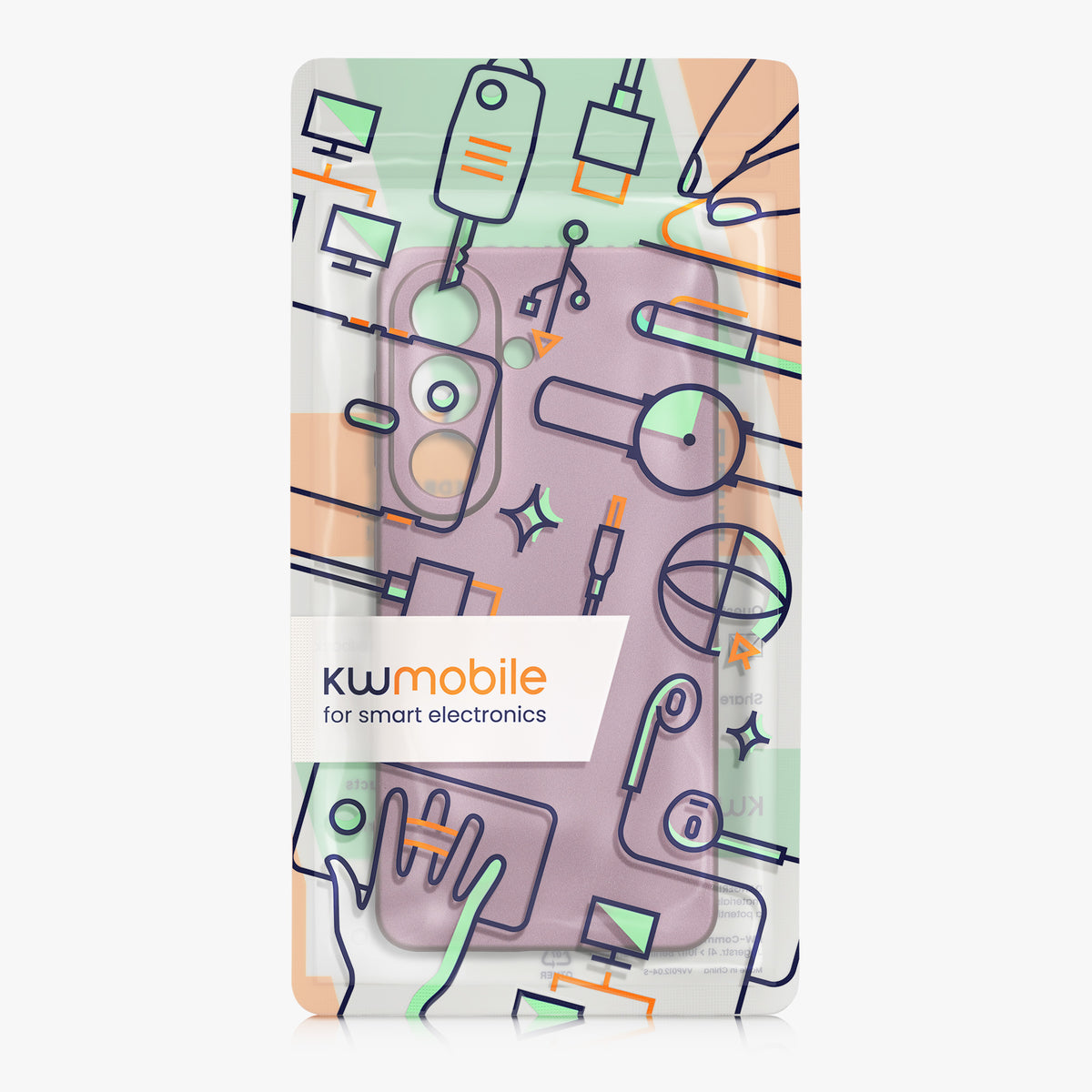 kwmobile Handyhülle für Samsung Galaxy S26 Hülle - weiche Silikon Case metallisch schimmernd - Schutzhülle Cover - Metallic Lavendel Metallic Lavendel