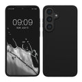 kwmobile Handyhülle für Samsung Galaxy S26 FE Hülle - Case Silikon - Kabelloses Laden - Schutzhülle Cover in Schwarz Schwarz