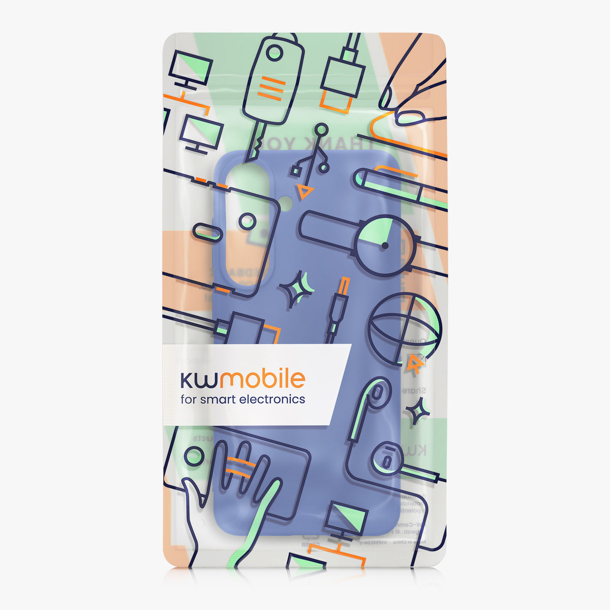 kwmobile Hülle für Samsung Galaxy S26 FE TPU Case - Handyhülle unterstützt kabelloses Laden, flexible Schutzhülle, gummiertes Cover in Baltik Blau Baltik Blau