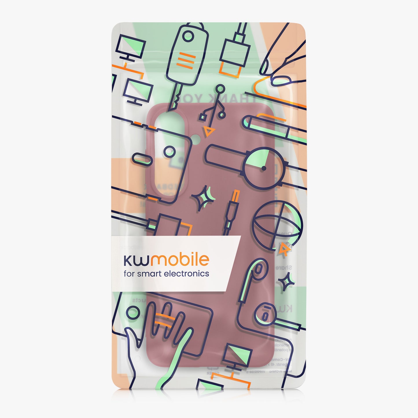 kwmobile Hülle für Samsung Galaxy S26 FE TPU Case - Handyhülle unterstützt kabelloses Laden, flexible Schutzhülle, gummiertes Cover in Bordeaux Violett Bordeaux Violett