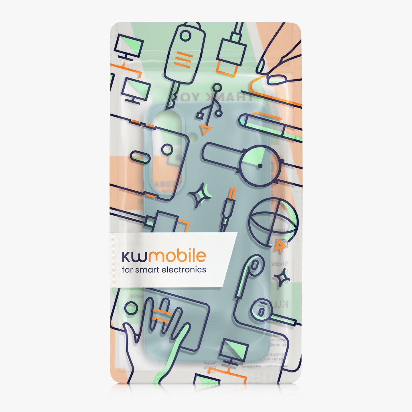 kwmobile Hülle für Samsung Galaxy S26 FE TPU Case - Handyhülle unterstützt kabelloses Laden, flexible Schutzhülle, gummiertes Cover in Arctic Night Arctic Night