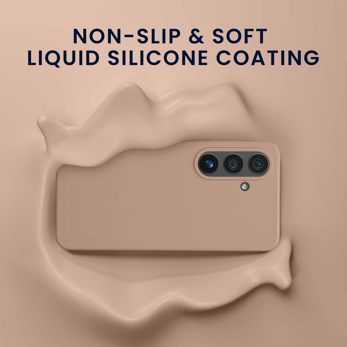 kwmobile Handyhülle mit 2x Displayschutzfolien kompatibel mit Samsung Galaxy S26 Hülle - Screen Protector aus gehärtetem Glas - kabelloses Laden - Altrosa matt Altrosa matt
