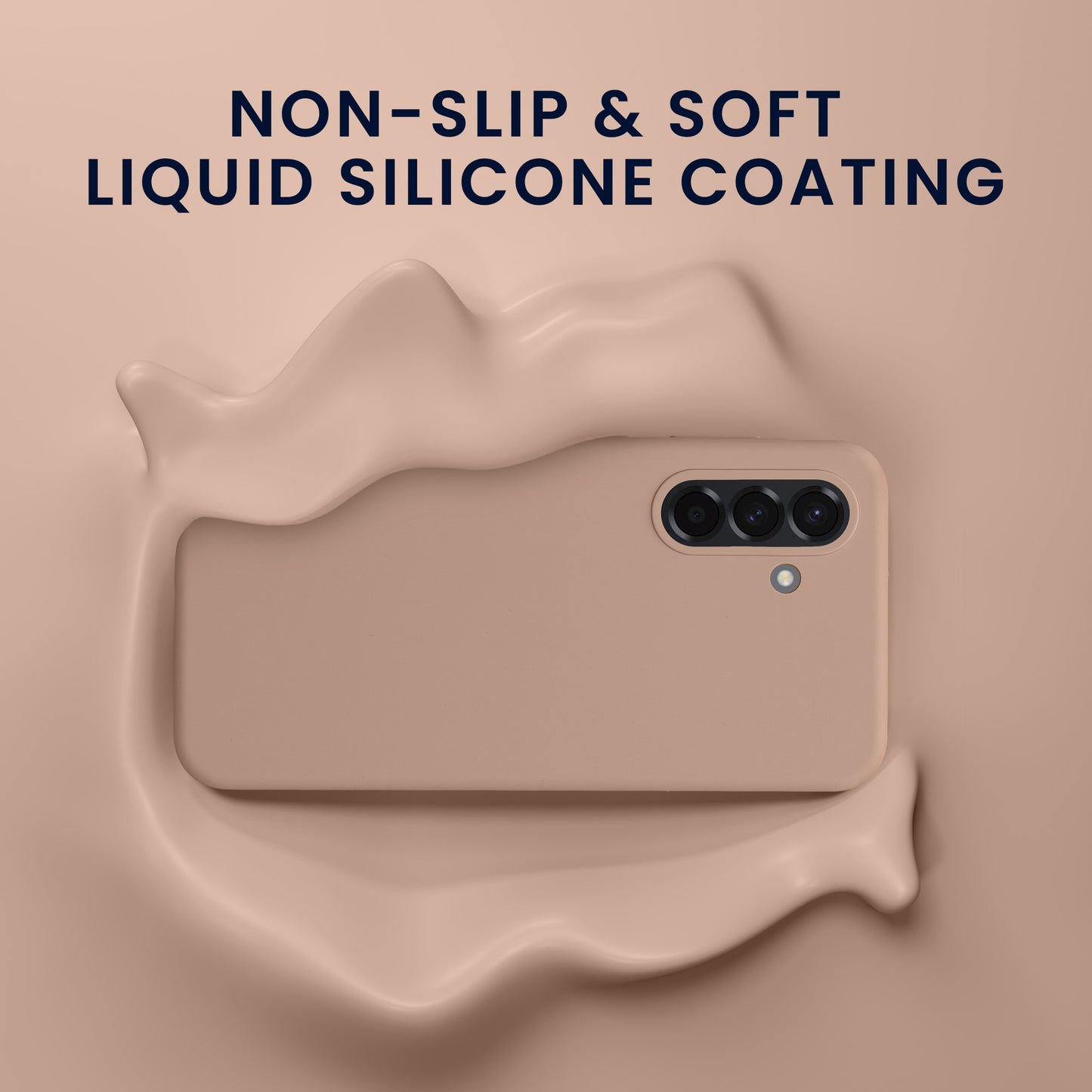 kwmobile Handyhülle mit 2x Displayschutzfolien kompatibel mit Samsung Galaxy A56 5G Hülle - Screen Protector aus gehärtetem Glas - kabelloses Laden - Altrosa matt Altrosa matt