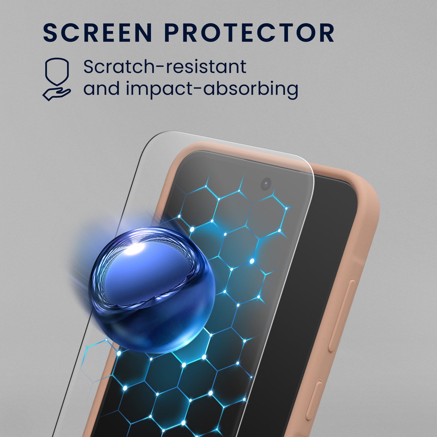 kwmobile Handyhülle mit 2x Displayschutzfolien kompatibel mit Samsung Galaxy A56 5G Hülle - Screen Protector aus gehärtetem Glas - kabelloses Laden - Altrosa matt Altrosa matt