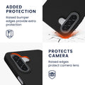 kwmobile Hülle für Samsung Galaxy A18 4G / 5G TPU Case - Handyhülle unterstützt kabelloses Laden, flexible Schutzhülle, gummiertes Cover in Schwarz Schwarz