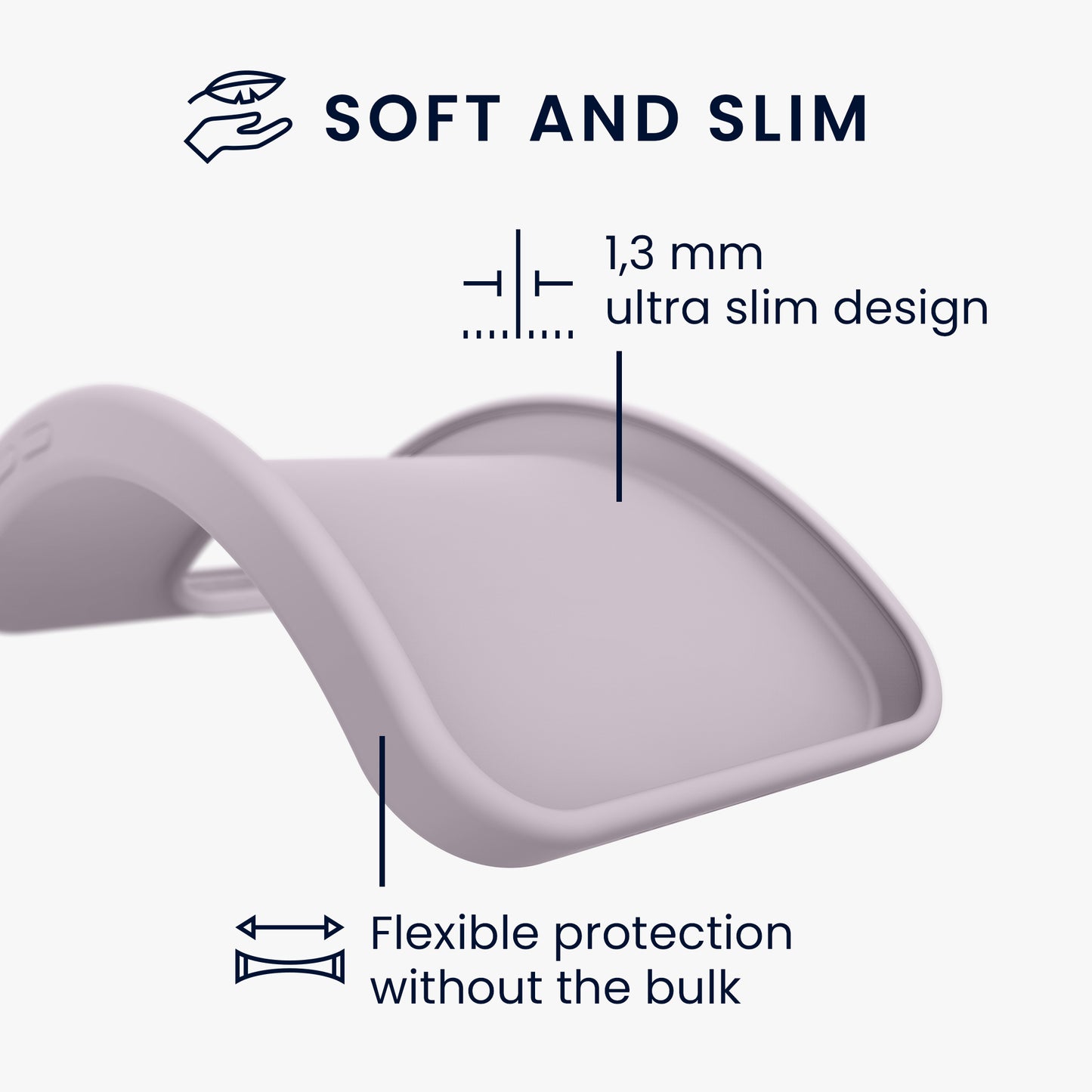 kwmobile Hülle für Samsung Galaxy A18 4G / 5G TPU Case - Handyhülle unterstützt kabelloses Laden, flexible Schutzhülle, gummiertes Cover in Lavendel Lavendel