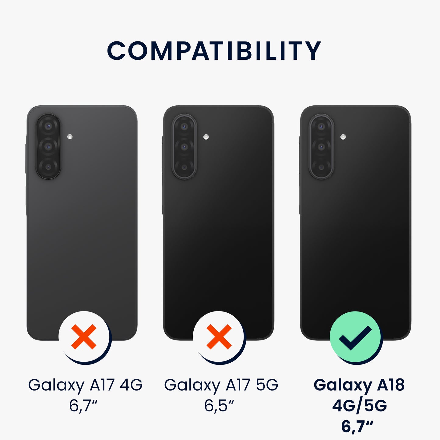kwmobile Hülle für Samsung Galaxy A18 4G / 5G TPU Case - Handyhülle unterstützt kabelloses Laden, flexible Schutzhülle, gummiertes Cover in Strahlend Gelb Strahlend Gelb