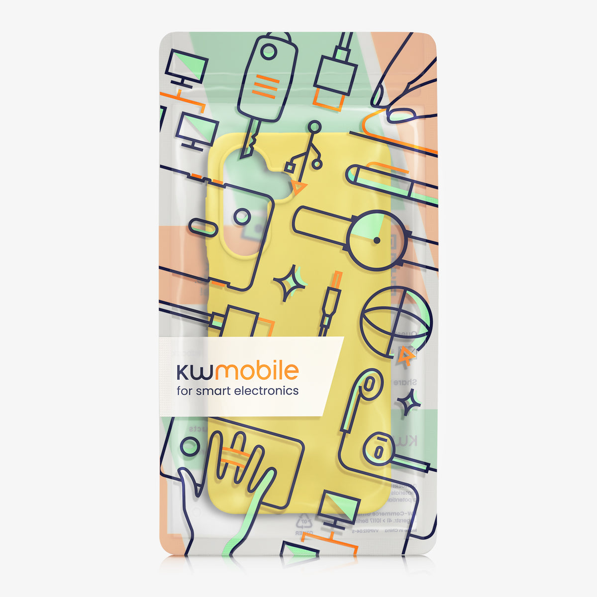 kwmobile Hülle für Samsung Galaxy A18 4G / 5G TPU Case - Handyhülle unterstützt kabelloses Laden, flexible Schutzhülle, gummiertes Cover in Strahlend Gelb Strahlend Gelb