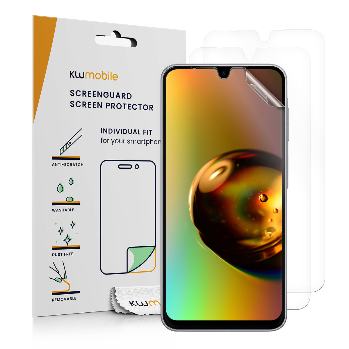 3x Samsung Galaxy A18 4G / 5G Displayschutzfolie
