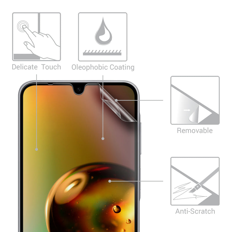 kwmobile 3x Folie matt kompatibel mit Samsung Galaxy A18 4G / 5G - Displayschutzfolie Schutzfolie - Displayschutz Displayfolie entspiegelt Matt Transparent