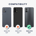 Crystal TPU Case for Motorola Moto G14 Transparent