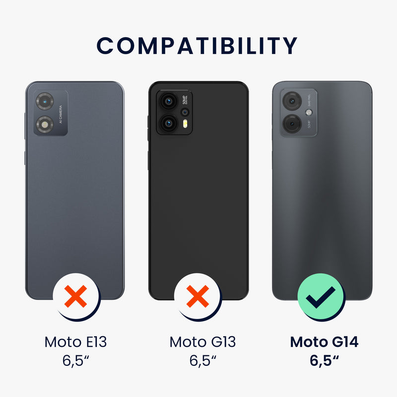 Crystal TPU Case for Motorola Moto G14 Transparent