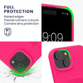 kwmobile Handyhülle für Apple iPhone 15 Hülle - Case mit Fingerhalter und Stand - Schutzhülle Cover