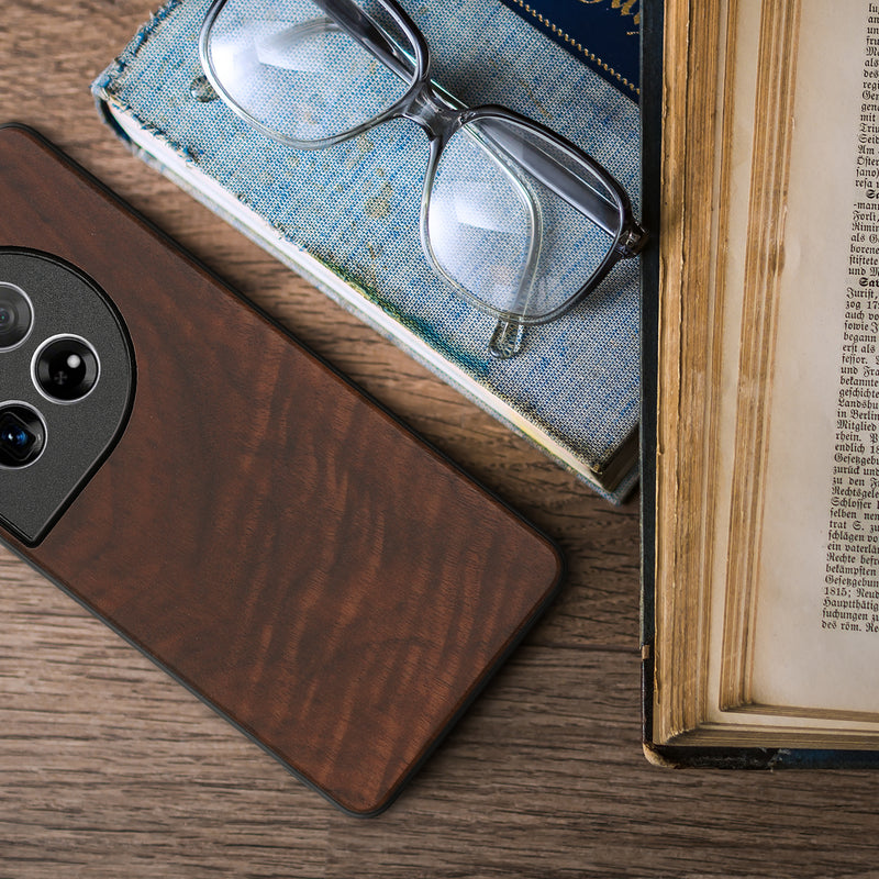 Wooden Case with TPU Bumper for OnePlus 12