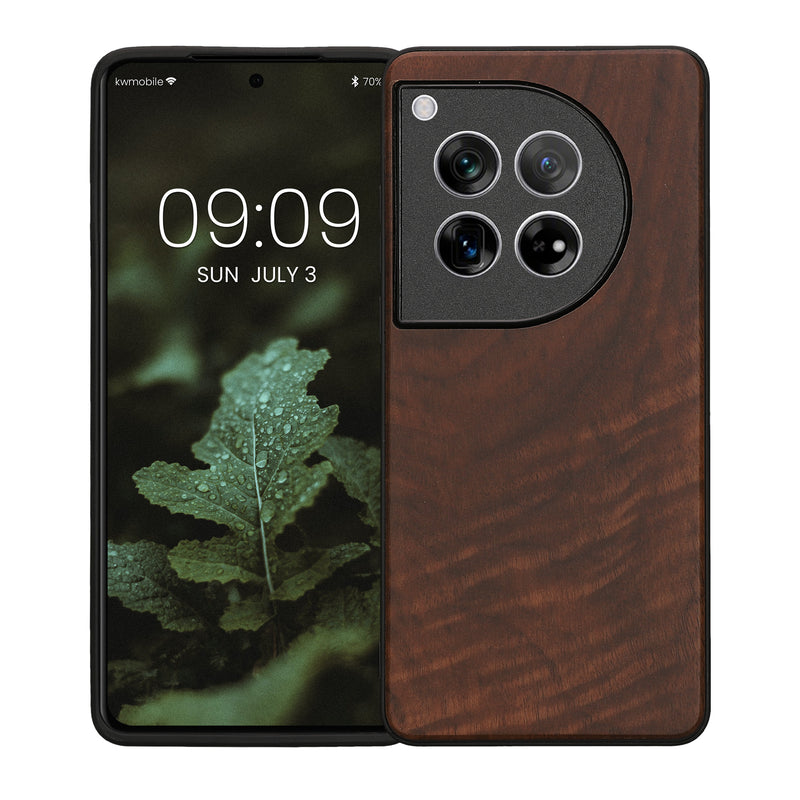 Wooden Case with TPU Bumper for OnePlus 12