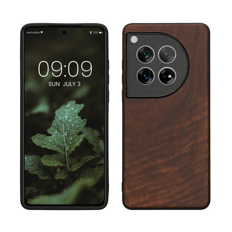 Wooden Case with TPU Bumper for OnePlus 12