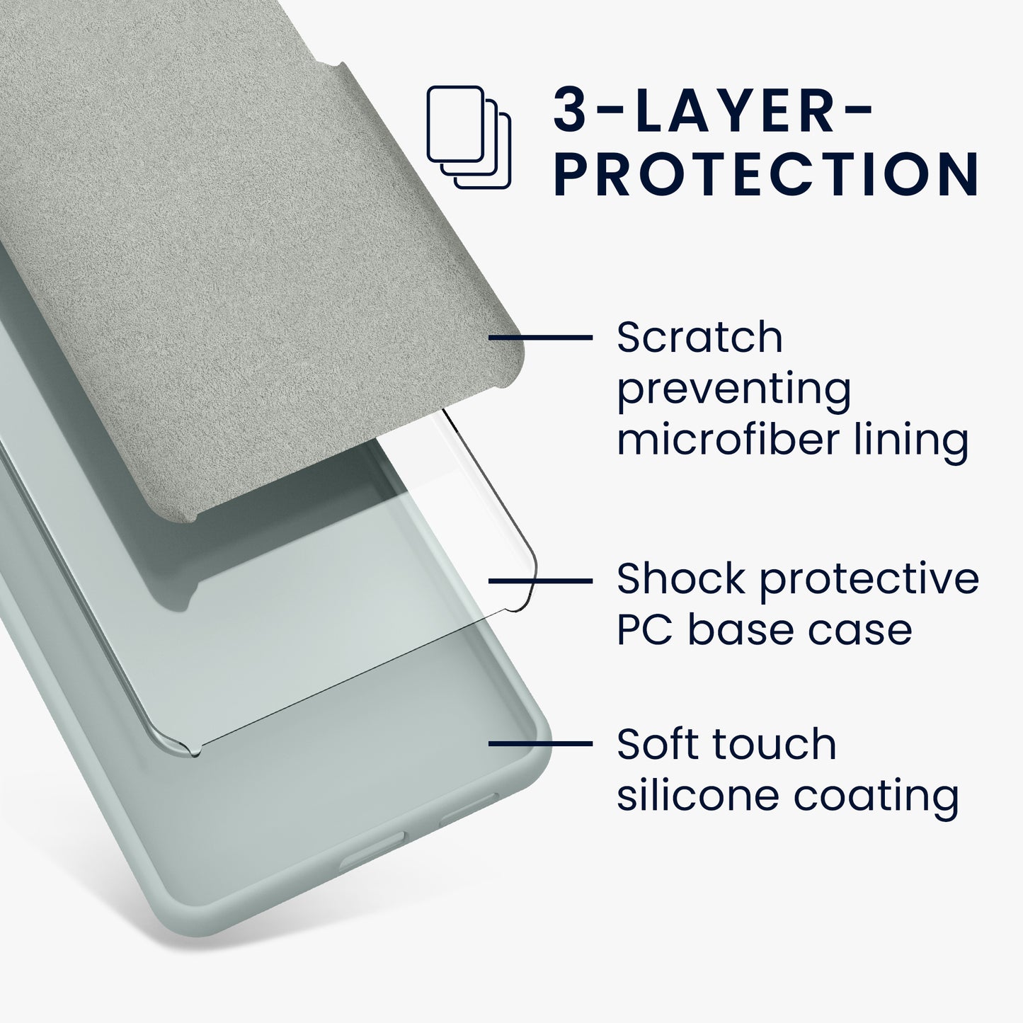 kwmobile Handyhülle für OnePlus 12 - Case Silikon - Kabelloses Laden - Schutzhülle Cover