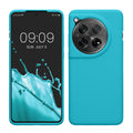 kwmobile Handyhülle für OnePlus 12 Hülle - Case Silikon - Kabelloses Laden - Schutzhülle Cover in Cool Glacier Cool Glacier  
