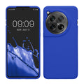 kwmobile Handyhülle für OnePlus 12 Hülle - Case Silikon - Kabelloses Laden - Schutzhülle Cover in Baltik Blau Baltik Blau  