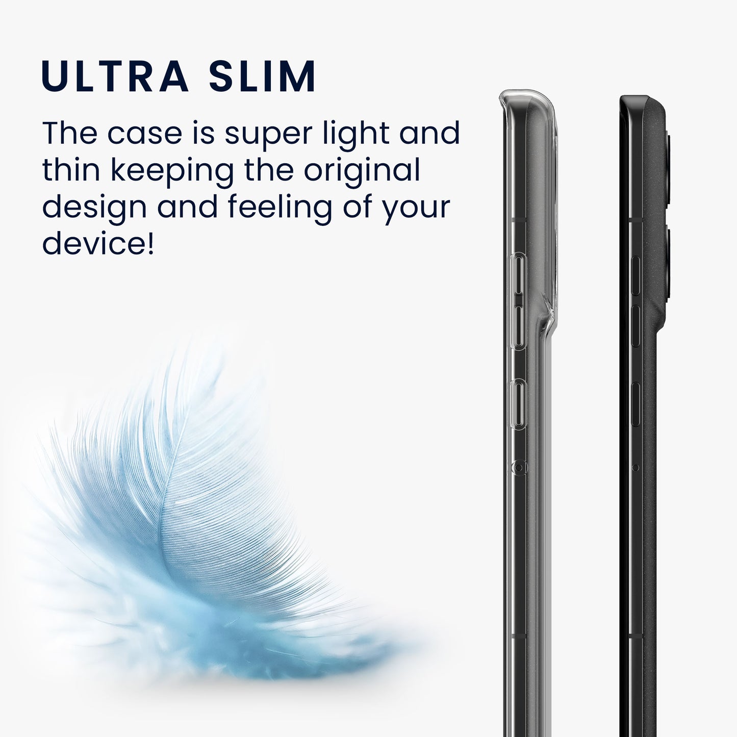 Crystal TPU Case for Motorola Edge 50 Pro Transparent