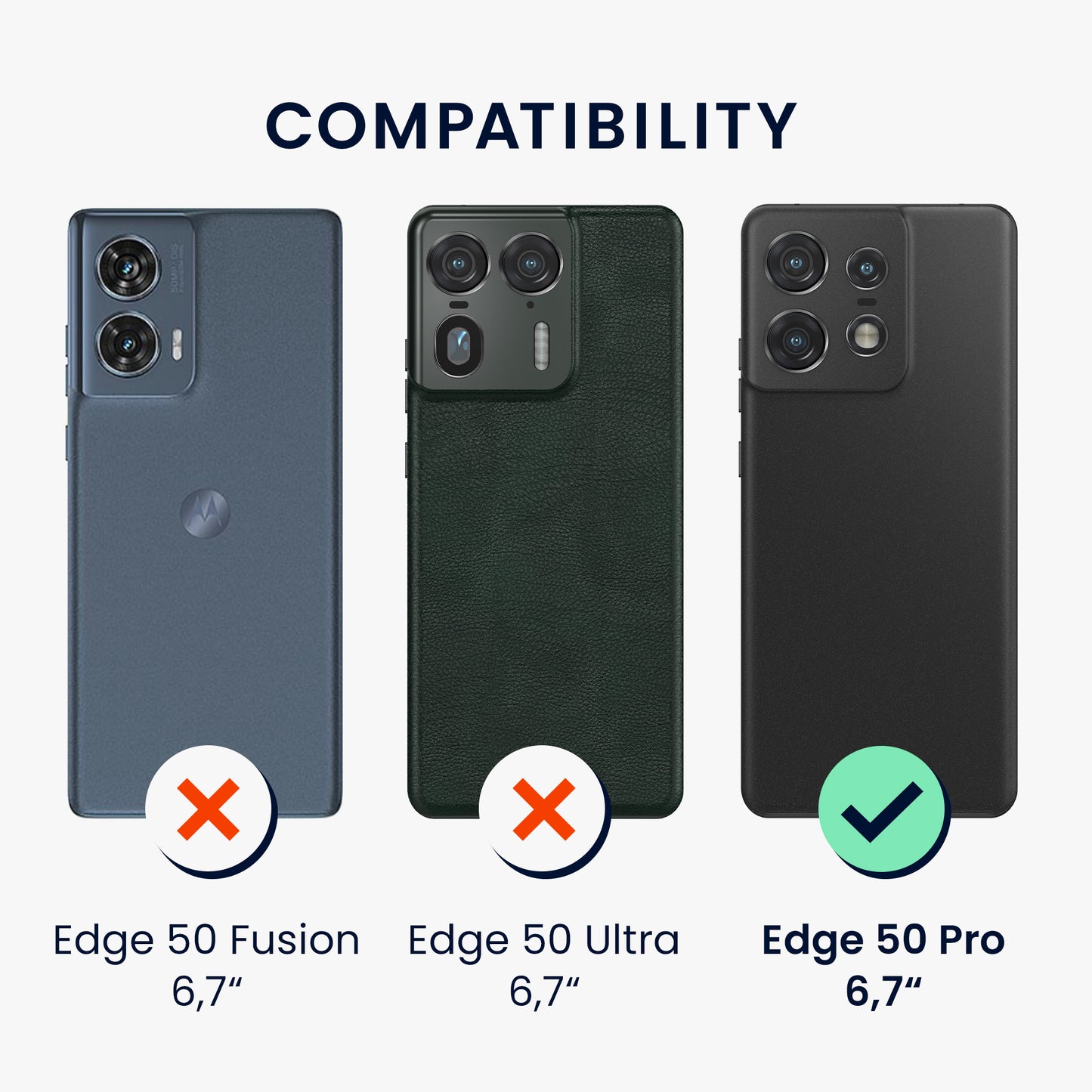 Crystal TPU Case for Motorola Edge 50 Pro Transparent