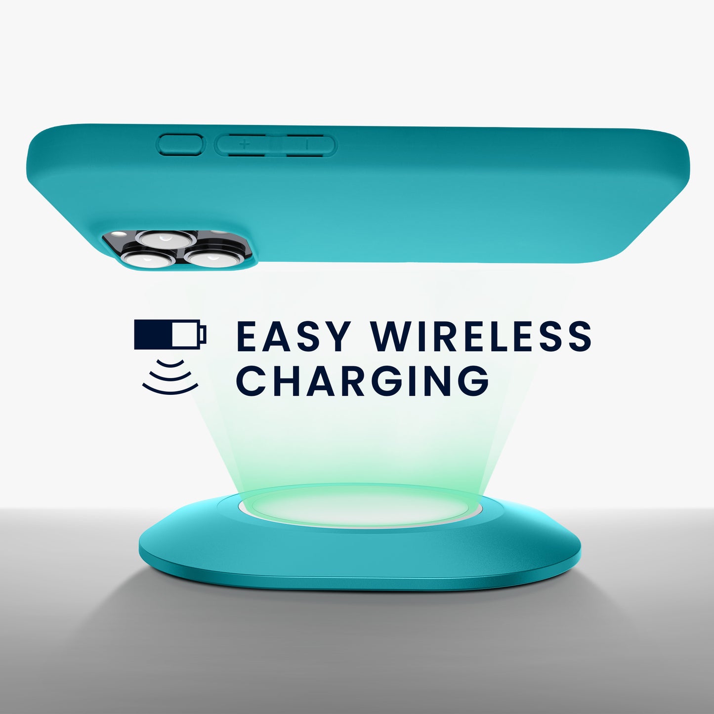 kwmobile Handyhülle für Apple iPhone 16 Pro - Schutzhülle Cover - Kabelloses Laden