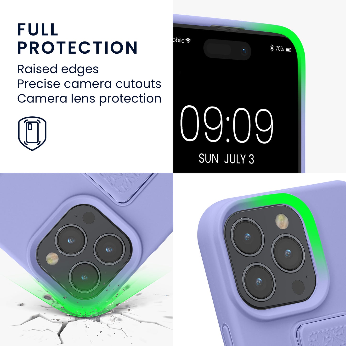 kwmobile Handyhülle für Apple iPhone 16 Pro Max - Schutzhülle Cover mit Fingerhalter und Stand