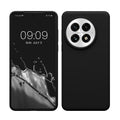 kwmobile Handyhülle für OnePlus 13 Hülle - Case Silikon - Kabelloses Laden - Schutzhülle Cover in Schwarz Schwarz  
