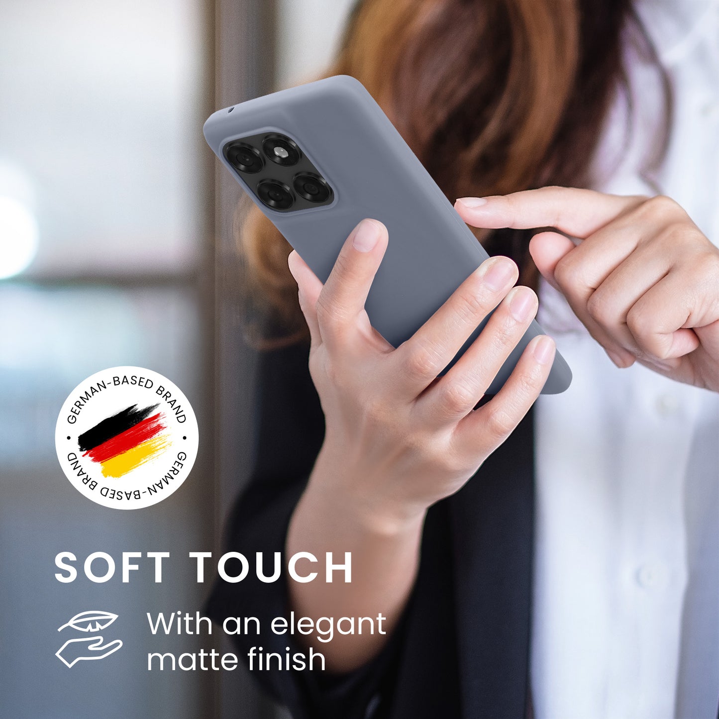 kwmobile Handyhülle für Motorola Edge 60 Fusion Hülle - Kabelloses Laden - Schutzhülle Cover