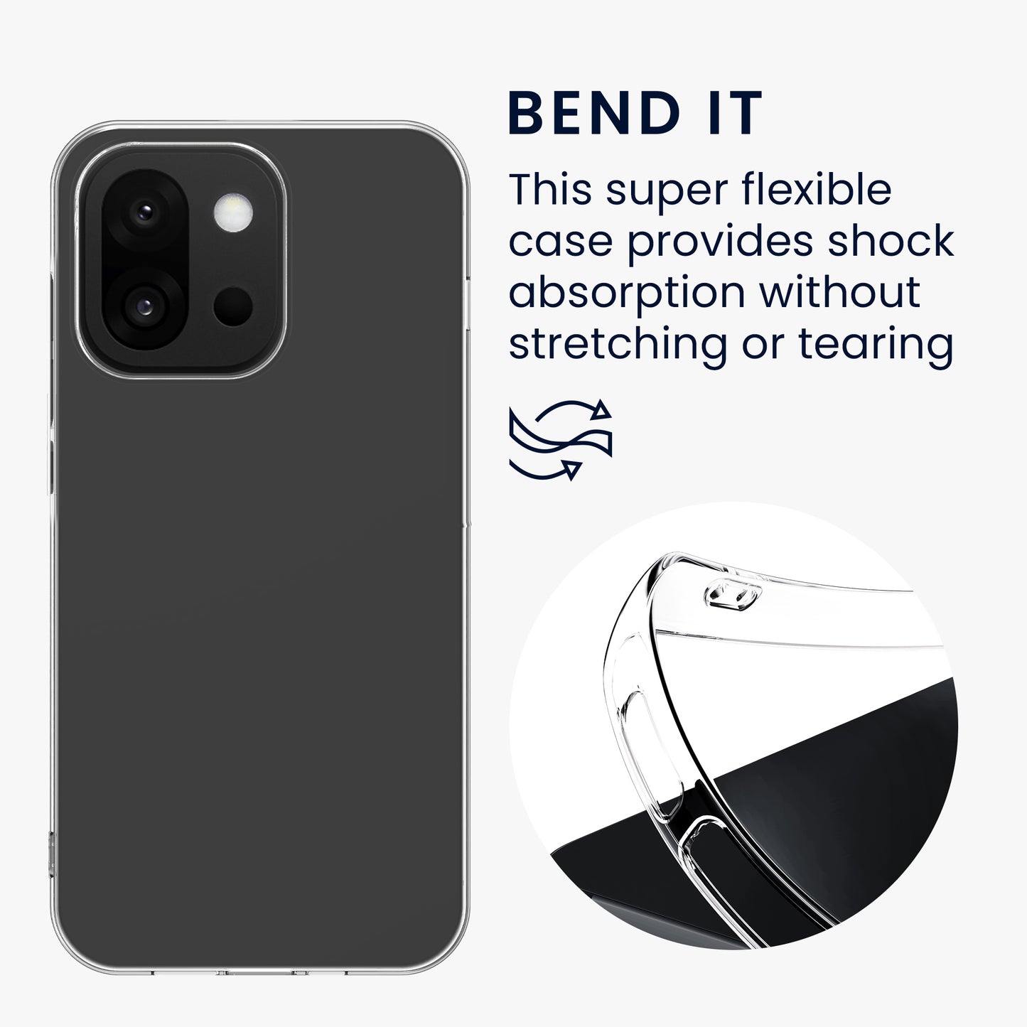 Crystal TPU Case for OnePlus 13T Transparent