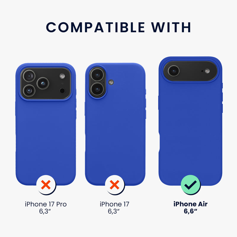 kwmobile Handyhülle für iPhone Air Case - Hülle Silikon - kabelloses Laden