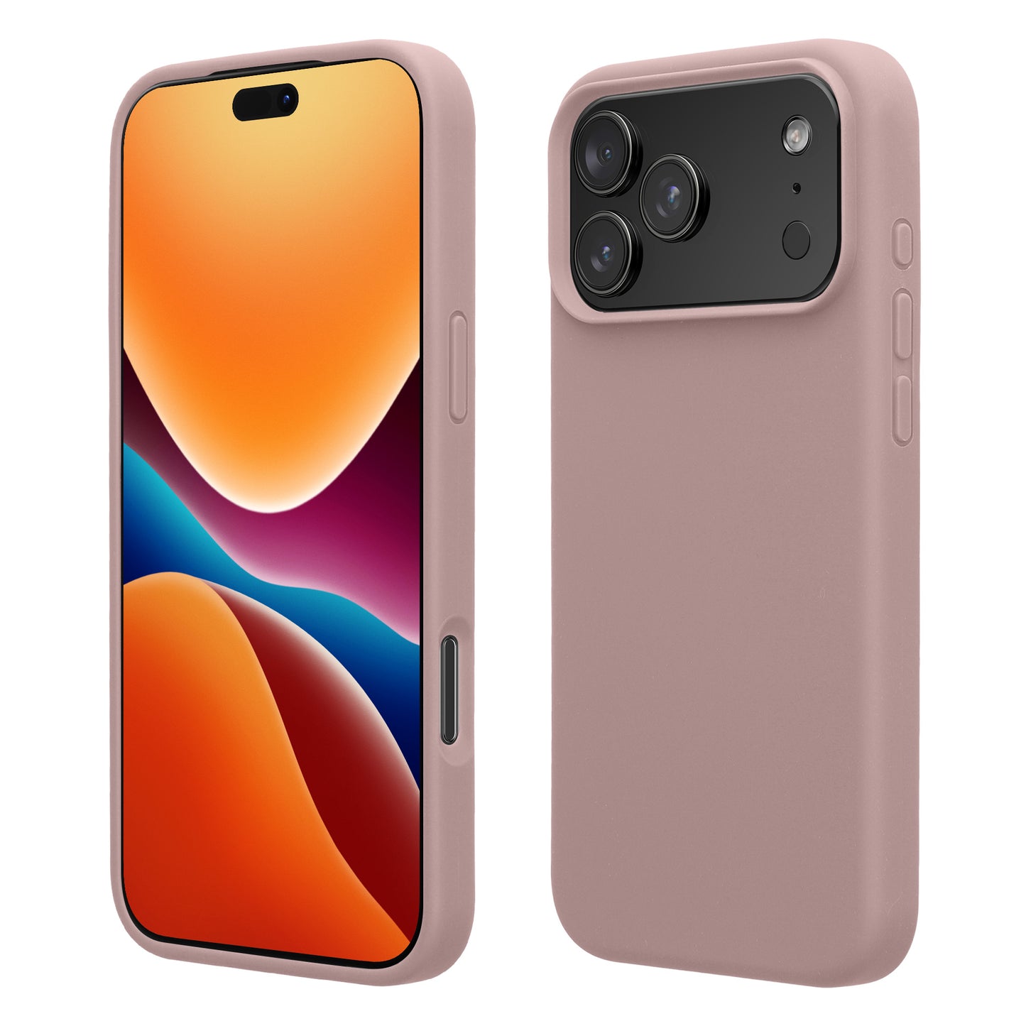 kwmobile Handyhülle für iPhone 17 Pro Hülle, für iPhone 17 Pro Case - Hülle Silikon - kabelloses Laden - Nude Lilac Nude Lilac