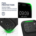 kwmobile Handyhülle für Apple iPhone 17 Pro Hülle - Silikon Case mit Fingerhalter und Stand - Schutzhülle Cover