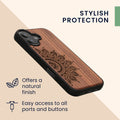kwmobile Hülle kompatibel mit iPhone 17 Hülle - Handy Cover - TPU Handyhülle Kompass Vintage