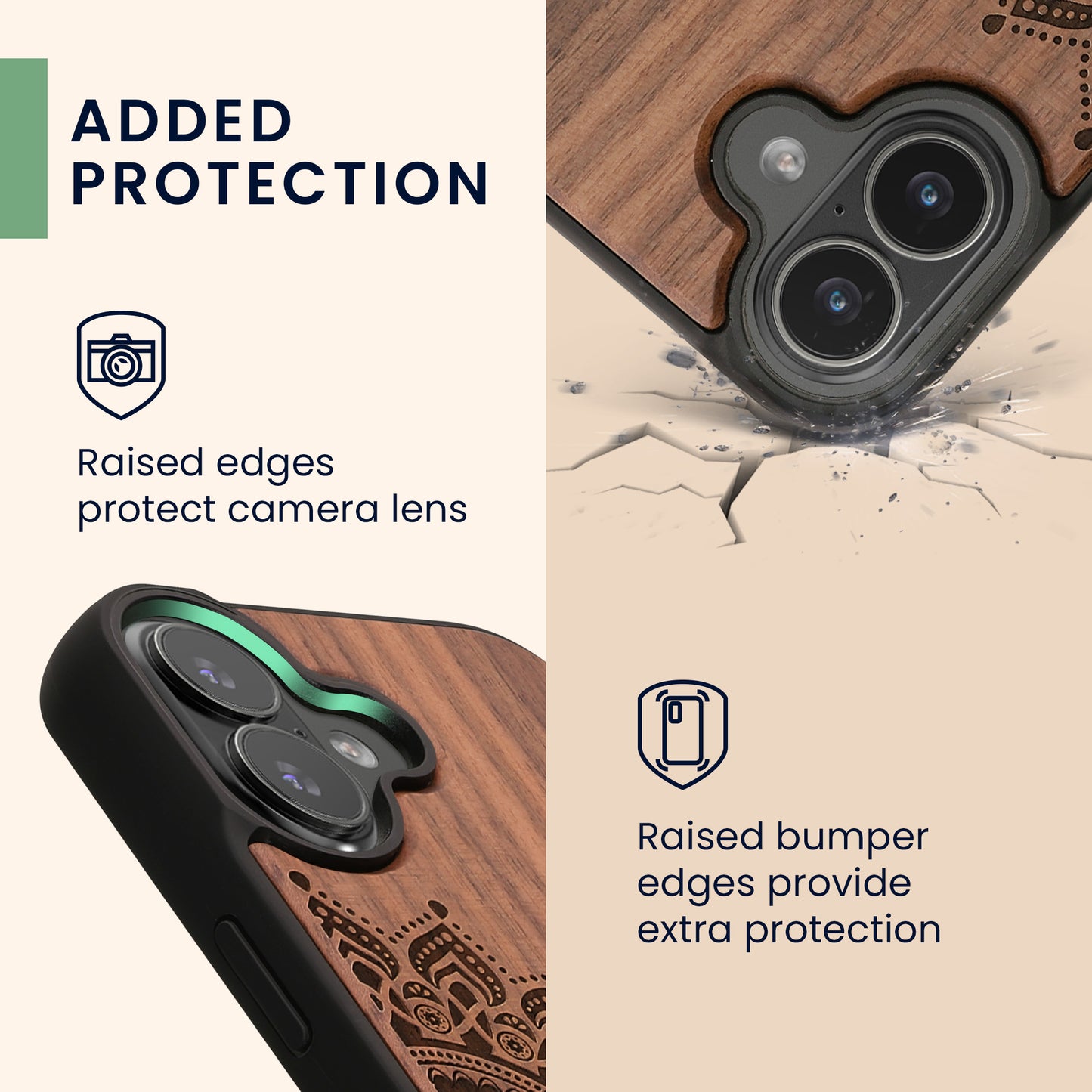 kwmobile Hülle kompatibel mit iPhone 17 Hülle - Handy Cover - TPU Handyhülle Kompass Vintage