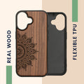 kwmobile Hülle kompatibel mit iPhone 17 Hülle - Handy Cover - TPU Handyhülle Kompass Vintage