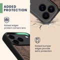 kwmobile Hülle kompatibel mit iPhone 17 Pro Hülle - Handy Cover - TPU Handyhülle Kompass Vintage