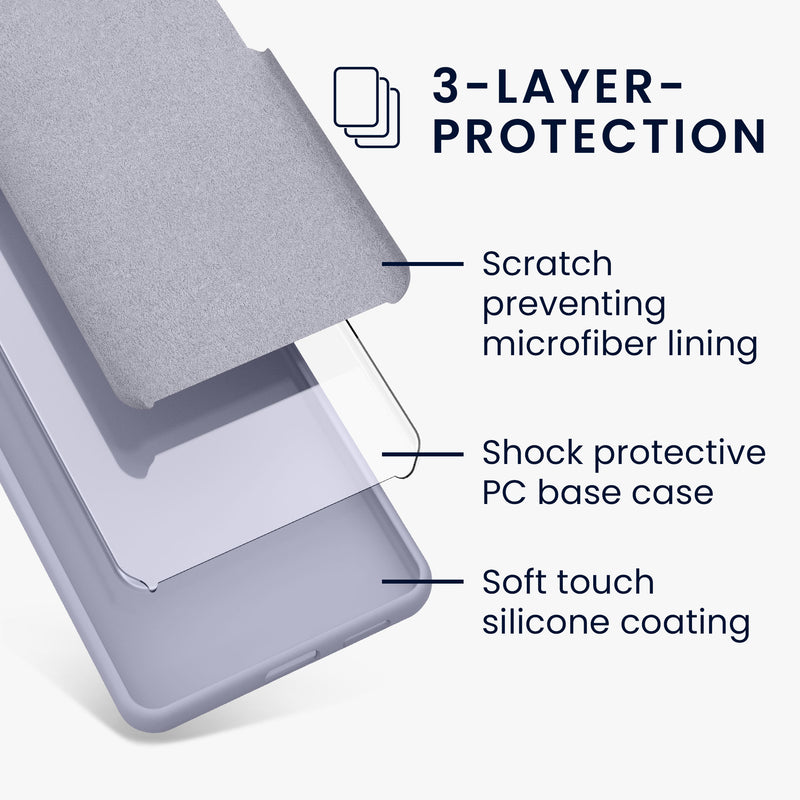 kwmobile Handyhülle für Motorola Moto G86 5G - Case Silikon - Kabelloses Laden - Schutzhülle Cover