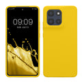 kwmobile Handyhülle für Motorola Moto G86 5G Hülle - Case Silikon - Kabelloses Laden - Schutzhülle Cover in Strahlend Gelb Strahlend Gelb  
