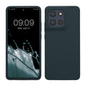 kwmobile Handyhülle für Motorola Moto G86 5G Hülle - Case Silikon - Kabelloses Laden - Schutzhülle Cover in Dunkler Schiefer Dunkler Schiefer  