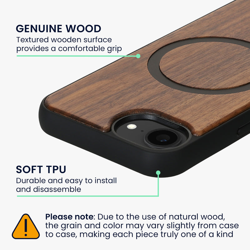 iPhone 17e / iPhone 16e Wood Phone Case
