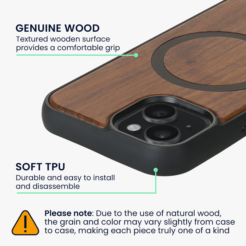 iPhone 15 Wood Phone Case