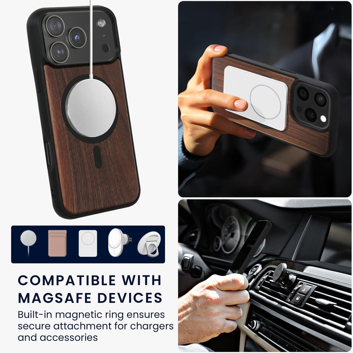 iPhone 17 Pro Max Wood Phone Case