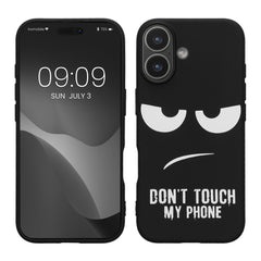 iPhone 17 Silicone Phone Case Don't Touch My Phone