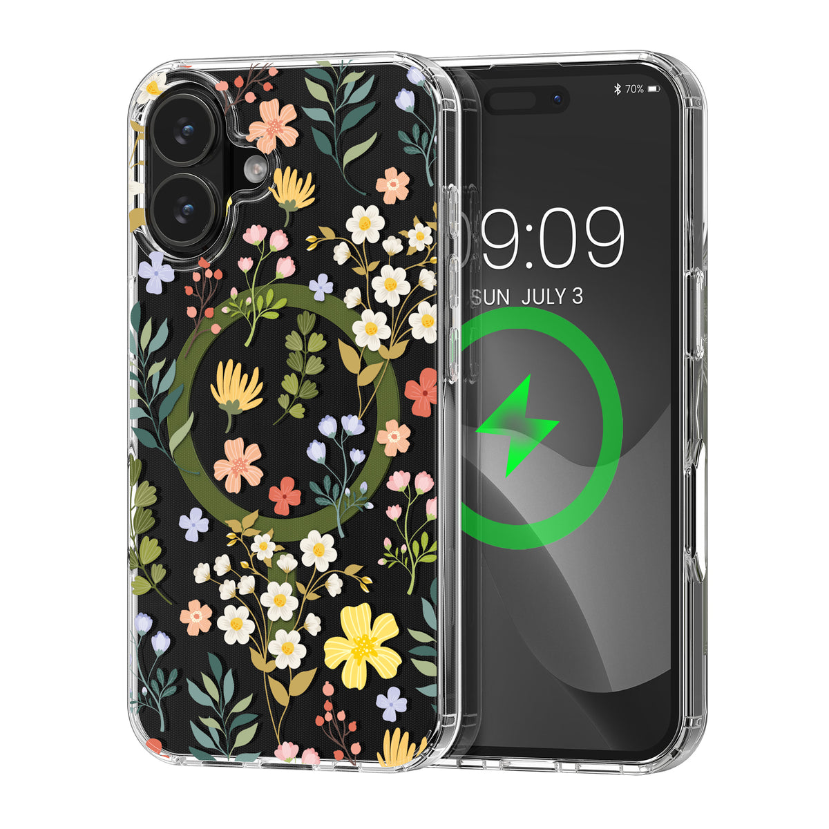 iPhone 16 Acryl Handyhülle mit MagSafe Gelb