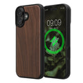 iPhone 17 Holz Handyhülle mit MagSafe Dunkelbraun