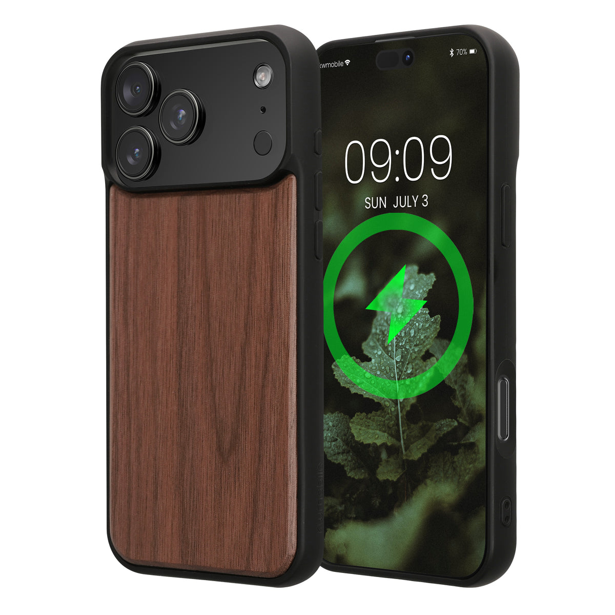iPhone 18 Pro Max / iPhone 17 Pro Max Holz Handyhülle mit MagSafe Dunkelbraun