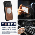 iPhone 18 Pro / iPhone 17 Pro Holz Handyhülle mit MagSafe Dunkelbraun KWM0000234Z001C